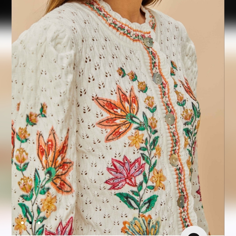 Farm Rio Garden Cardigan - Picture 2 of 3